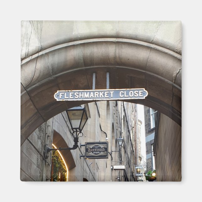Imán Edimburgo - Cierre de Fleshmarket (Frente)