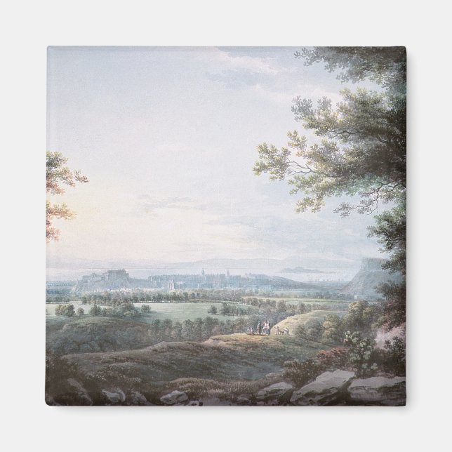 Imán Edimburgo desde el sur, siglo XVIII (Frente)