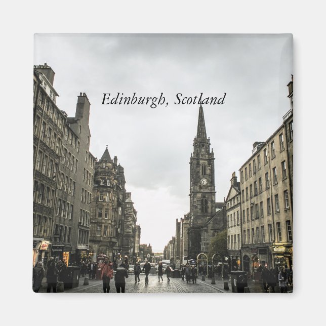 Imán Edimburgo, Escocia, paisaje urbano (Frente)