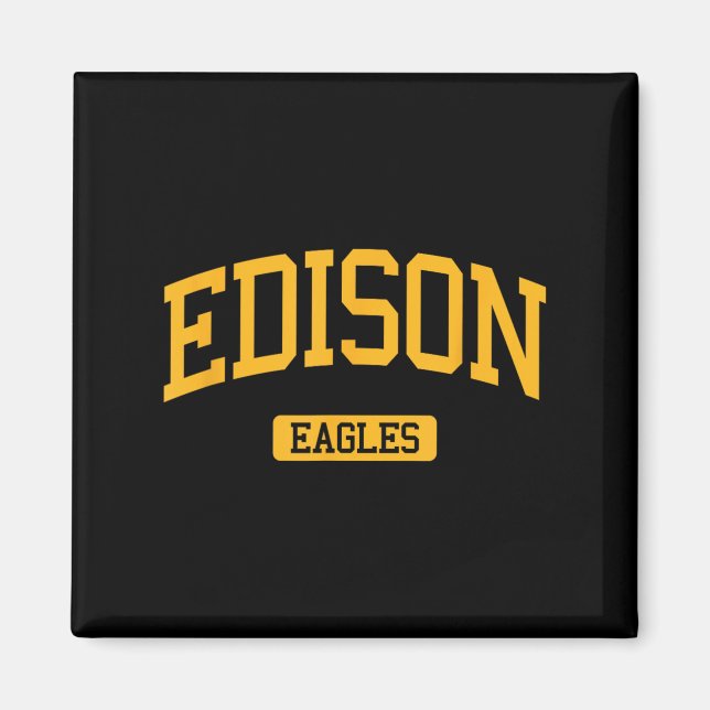 Imán Edison High School Hs Edison Nj Varsity Srts  (Frente)