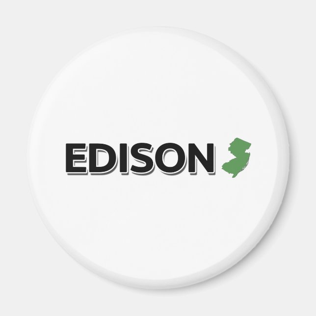 Imán Edison, Nueva Jersey (Frente)