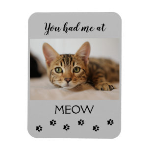 Imán Editable Me Tenías En Meow