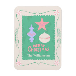 Imán Editable Personalized Candy Christmas Ornament