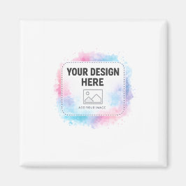 Imán Editable Watercolor Design Template – Your Design