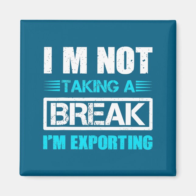 Imán Editor de video de noticias de TV exportando camis (Frente)