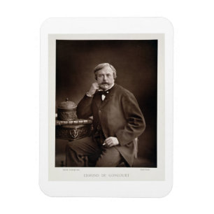 Imán Edmond de Goncourt (1822-96) de 'Galerie Contemp