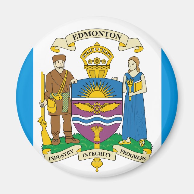 Imán Edmonton, Canadá (Frente)