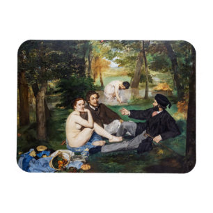 Imán Edouard Manet - Almuerzo en el césped