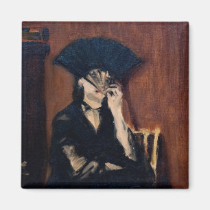Imán Edouard Manet - Berthe Morisot con un ventilador
