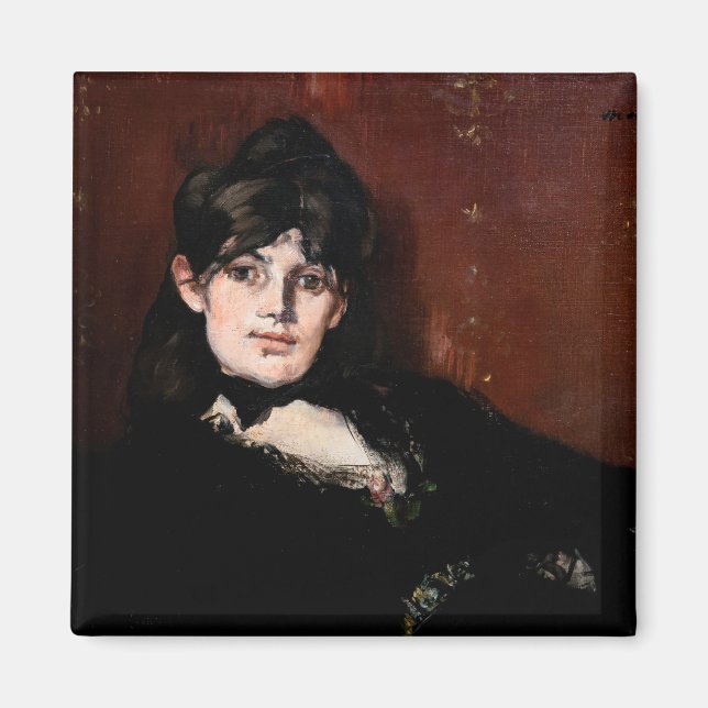 Imán Edouard Manet - Berthe Morisot Reclinada (Frente)