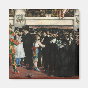 Imán Edouard Manet - Bolla enmascarada en la ópera