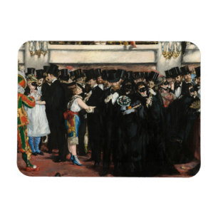 Imán Edouard Manet - Bolla enmascarada en la ópera