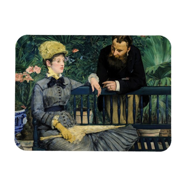 Imán Edouard Manet - En el Invernadero (Horizontal)