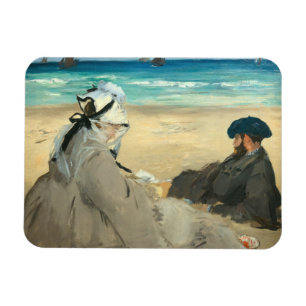 Imán Edouard Manet - En la playa
