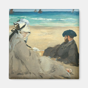 Imán Edouard Manet - En la playa