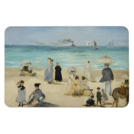 Imán Edouard Manet - En la playa, Boulogne-sur-Mer