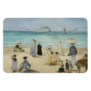 Imán Edouard Manet - En la playa, Boulogne-sur-Mer