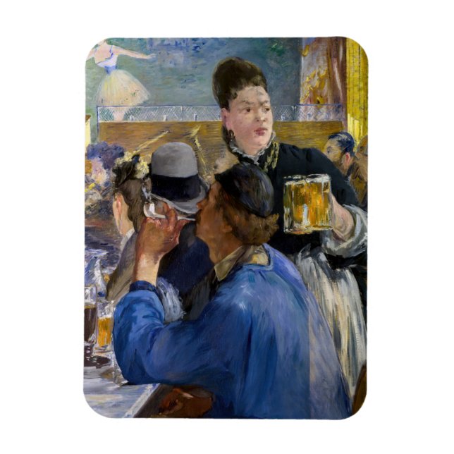 Imán Edouard Manet - Esquina de un Café-Concierto (Vertical)