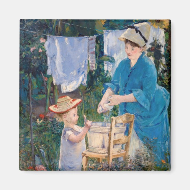 Imán Edouard Manet - La colada (Frente)