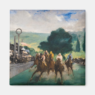 Imán Edouard Manet - Las carreras en Longchamp
