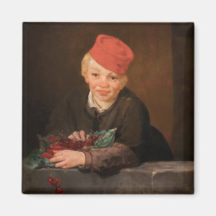 Imán Edouard Manet - Niño con Cerezas
