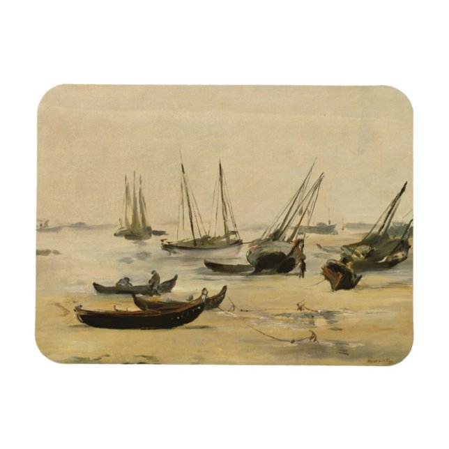 Imán Edouard Manet | Playa, marea baja (Horizontal)