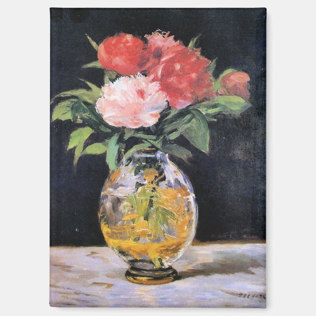 Imán Edouard Manet - Ramo de Flores, (Anverso)