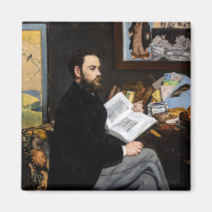 Imán Edouard Manet - Retrato de Emile Zola