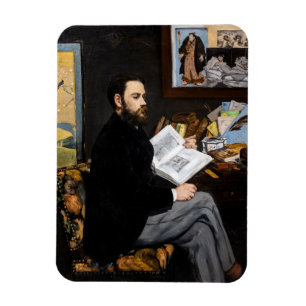 Imán Edouard Manet - Retrato de Emile Zola