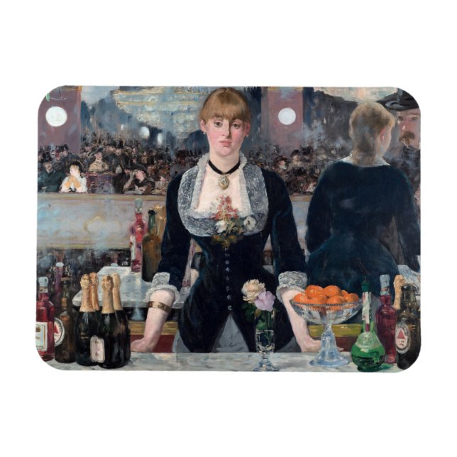 Imán Edouard Manet - Un bar en el Folies-Bergere (Horizontal)