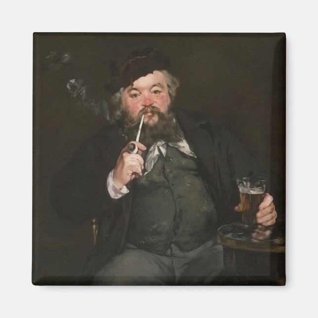 Imán Edouard Manet - Un buen vaso de cerveza / Bock de  (Frente)