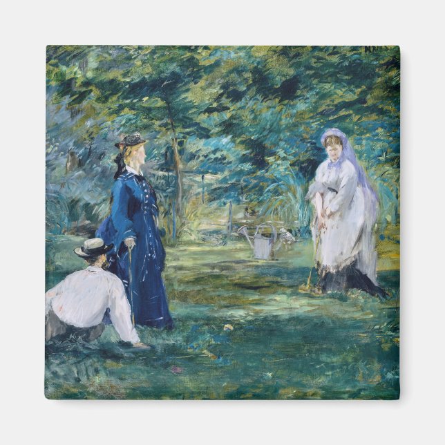 Imán Edouard Manet - Un juego de croquet (Frente)