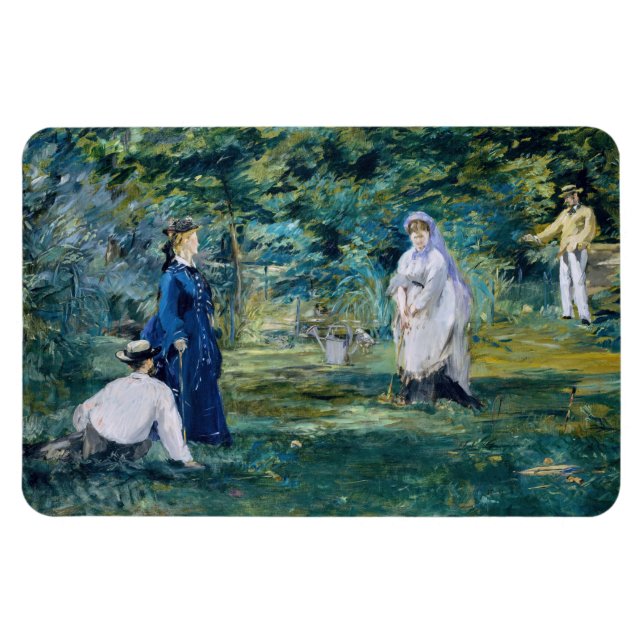 Imán Edouard Manet - Un juego de croquet (Horizontal)