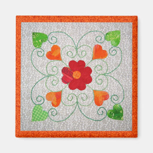 Imán Edredón banal de los corazones - bloque #2