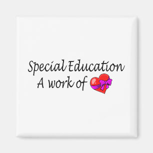 Imán Educación especial, un trabajo del amor