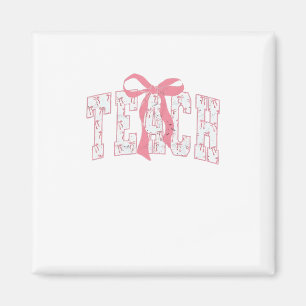 Imán Educadores de diseño de lápiz Coquette Bow