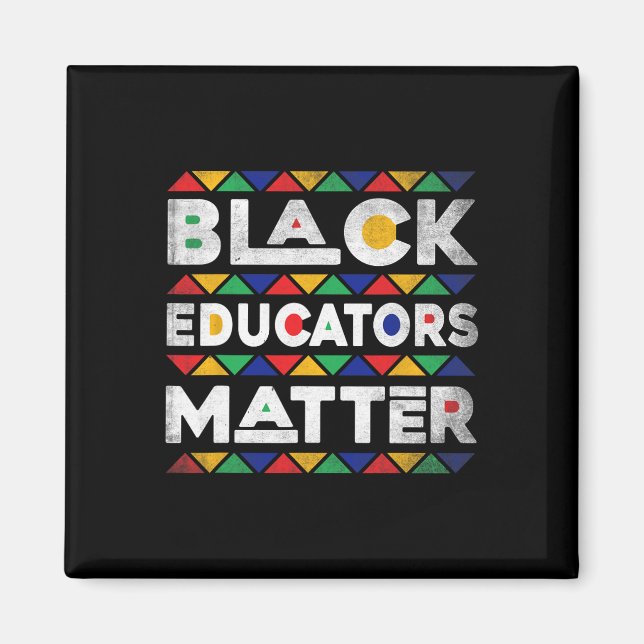 Imán Educadores negros problema con Melanin profesor af (Frente)