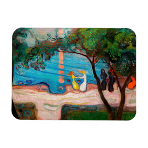 Imán Edvard Munch - Baile en la playa
