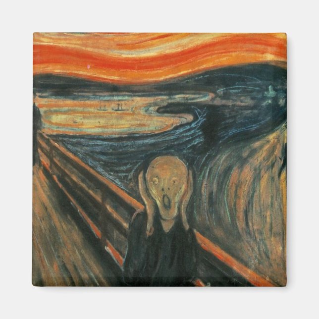 Imán Edvard Munch - El Grito (Frente)