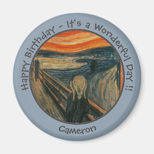 Imán Edvard Munch La Colección Elementos De La Fiesta D