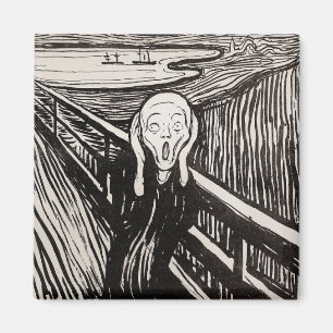 Imán Edvard Munch La Impresión De Litografía De Grito F