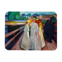 Edvard Munch - Los Chicas en el puente de 1903