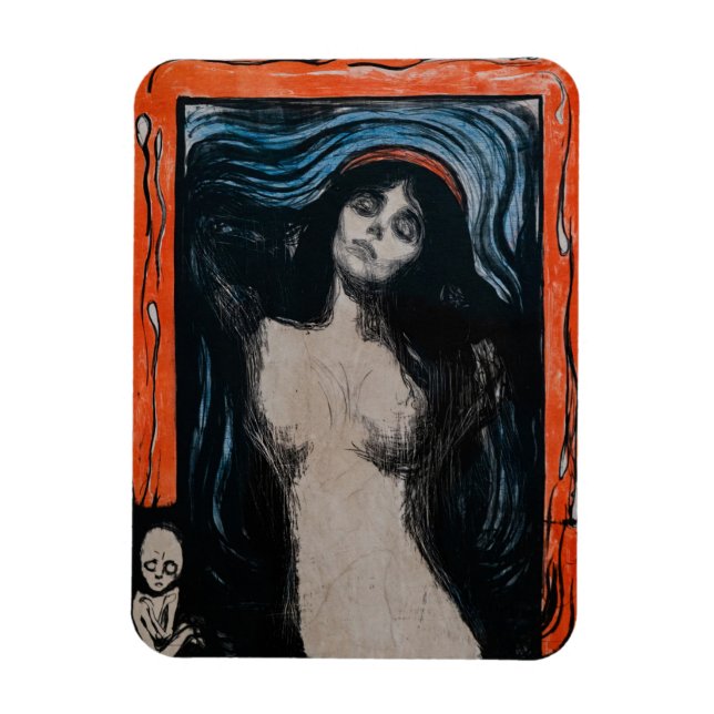 Imán Edvard Munch - Madonna Litografía (Vertical)