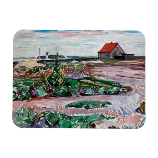 Imán Edvard Munch - Mar. Paisaje cerca de Lubeck (Horizontal)