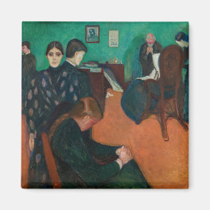 Imán Edvard Munch - Muerte en el Sickroom v1