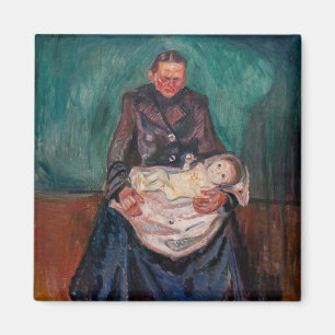 Imán Edvard Munch - Mujer con un hijo enfermo, herencia