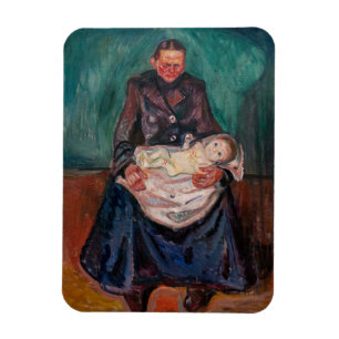 Imán Edvard Munch - Mujer con un hijo enfermo, herencia