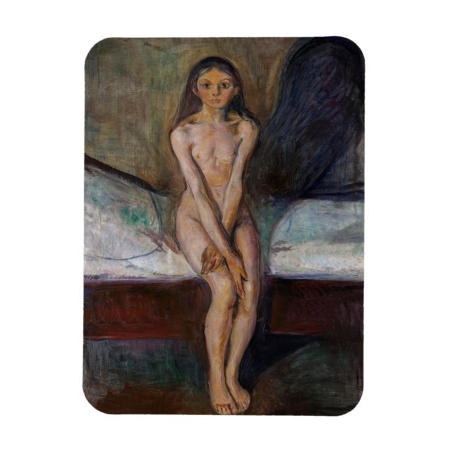 Imán Edvard Munch - Pubertad (Vertical)