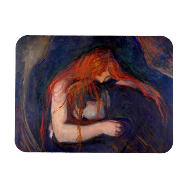 Imán Edvard Munch - Vampiro / Amor y dolor (Horizontal)