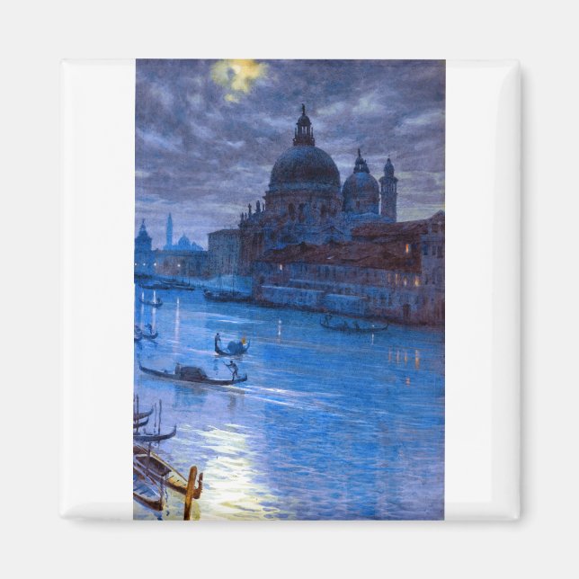 Imán Edward Poynter Moonlight en Venecia (Frente)